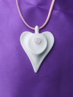 Guardial Angel Necklace - Rose Quartz